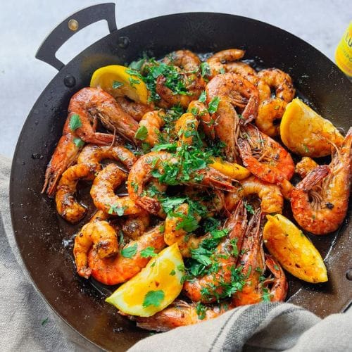 Chipotle Creamy Prawns